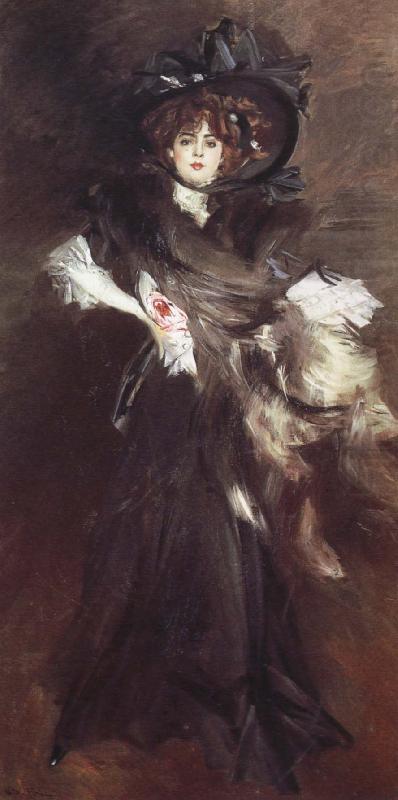 Portrait of Mlle Lantelme, Giovanni Boldini